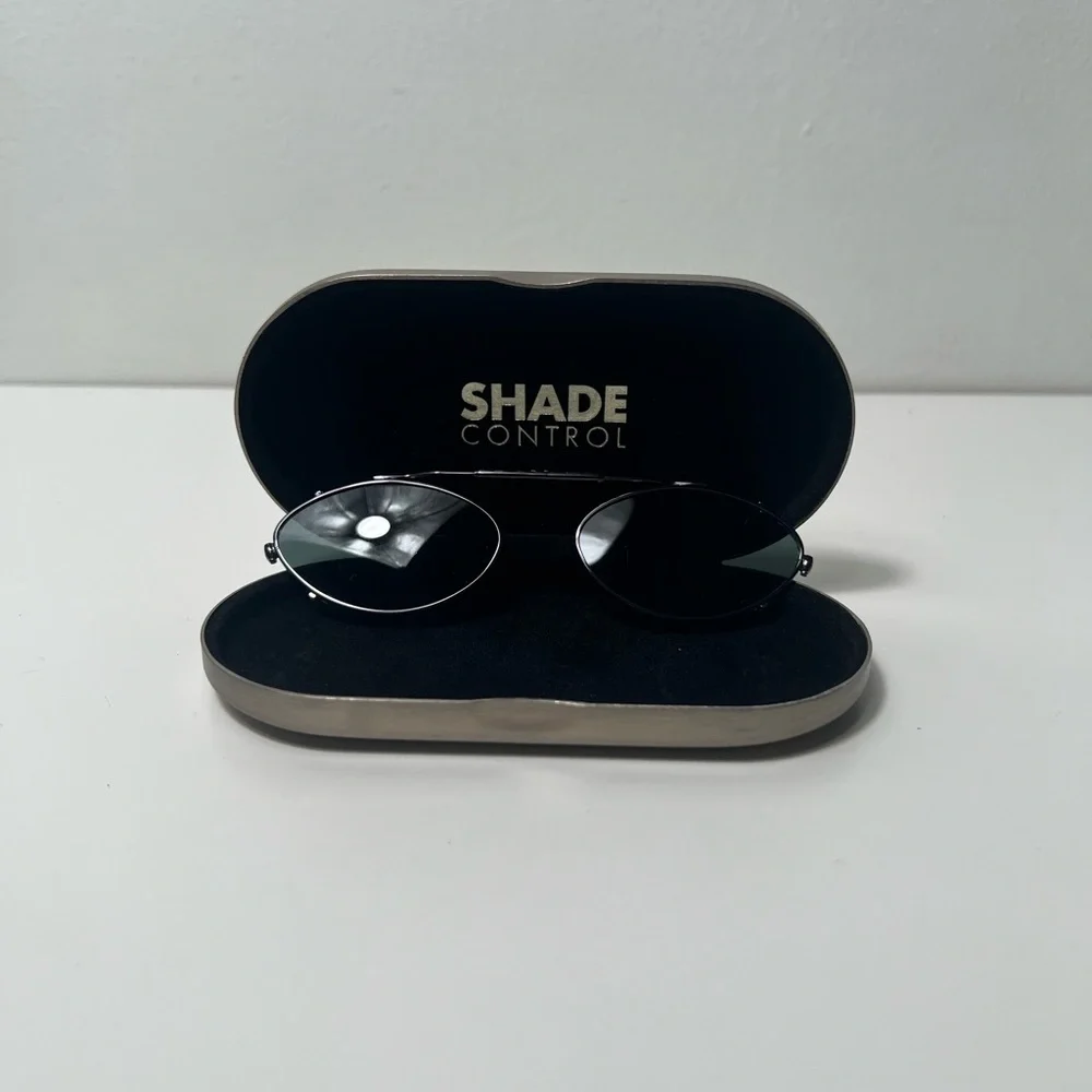 Shade Control Almond Shade Control Polarized Clip-On Lens Cover Sunglasses